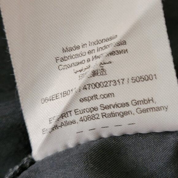 Esprit Capri Pants Womens Size 6 Gray Lightweight Elastic Waist Drawstring - Picture 13 of 14